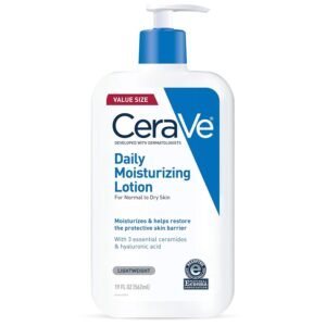 cerave daily moisturizing lotion for dry skin | body lotion & face moisturizer